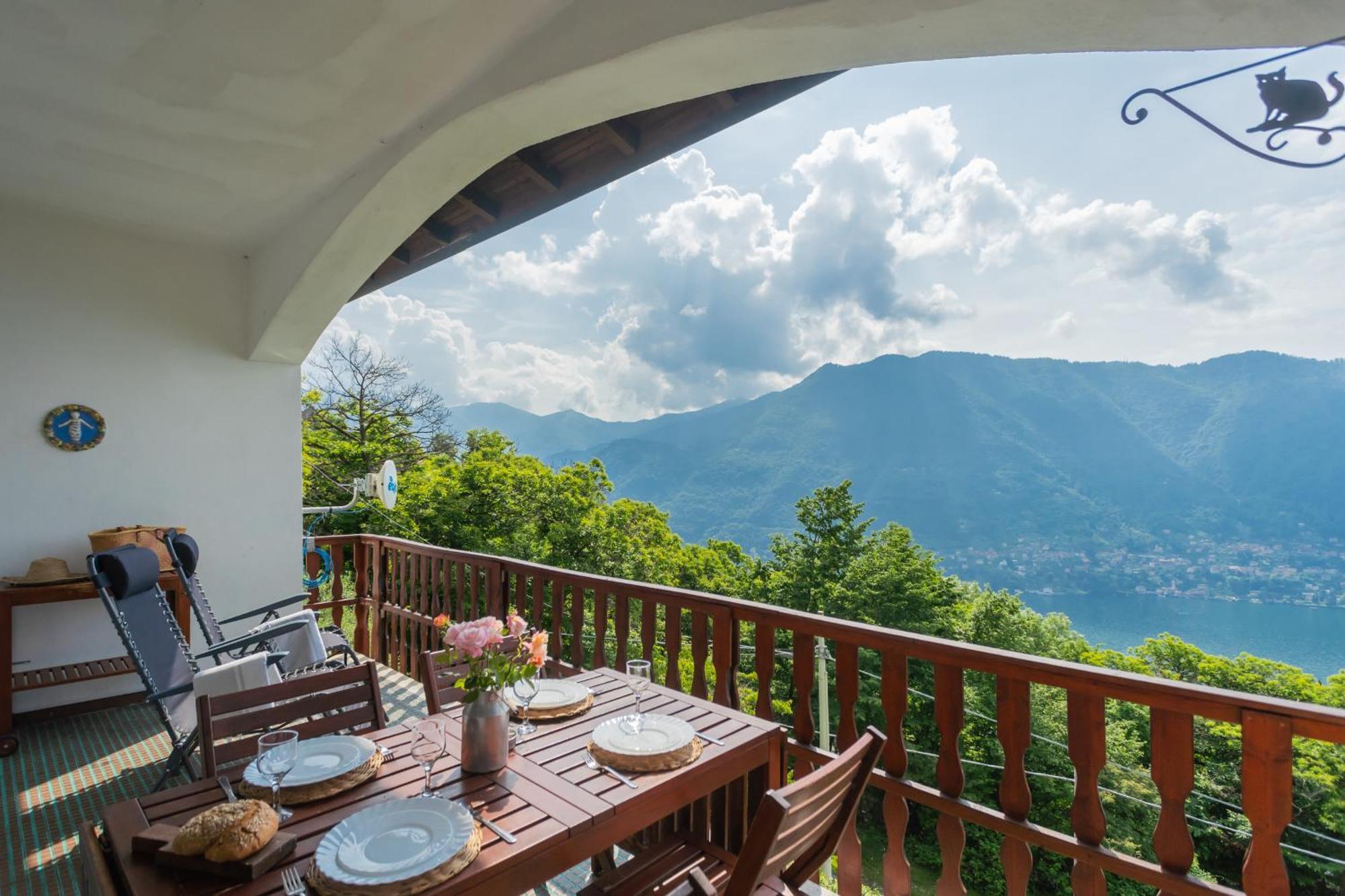Top Lake View Villetta By Rent All Como Черноббіо Екстер'єр фото