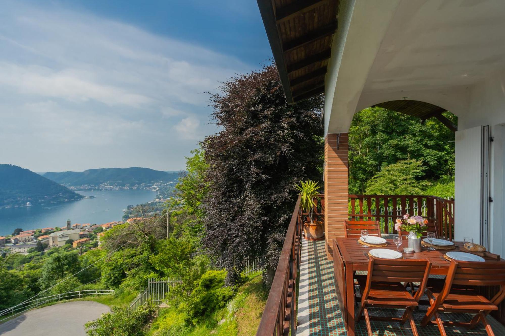 Top Lake View Villetta By Rent All Como Черноббіо Екстер'єр фото