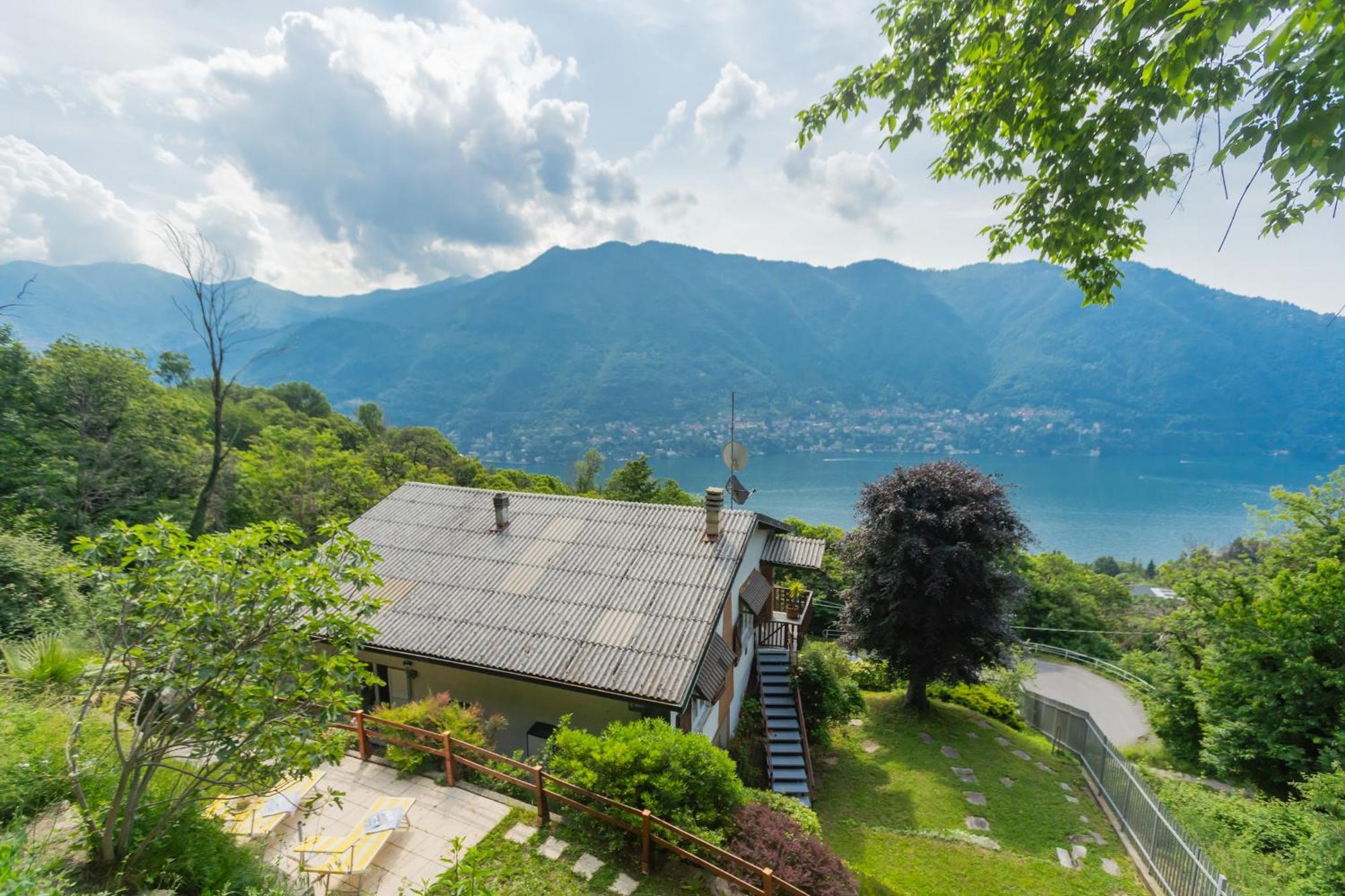 Top Lake View Villetta By Rent All Como Черноббіо Екстер'єр фото