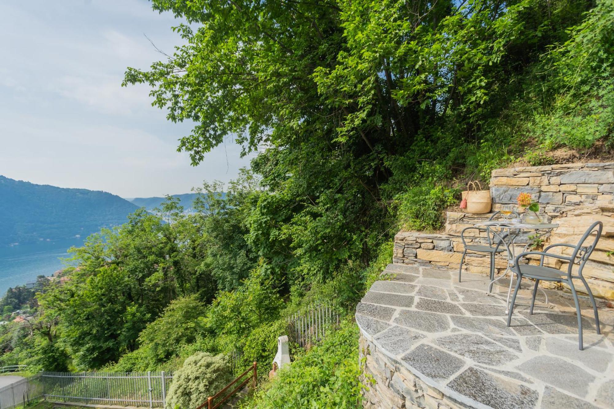 Top Lake View Villetta By Rent All Como Черноббіо Екстер'єр фото
